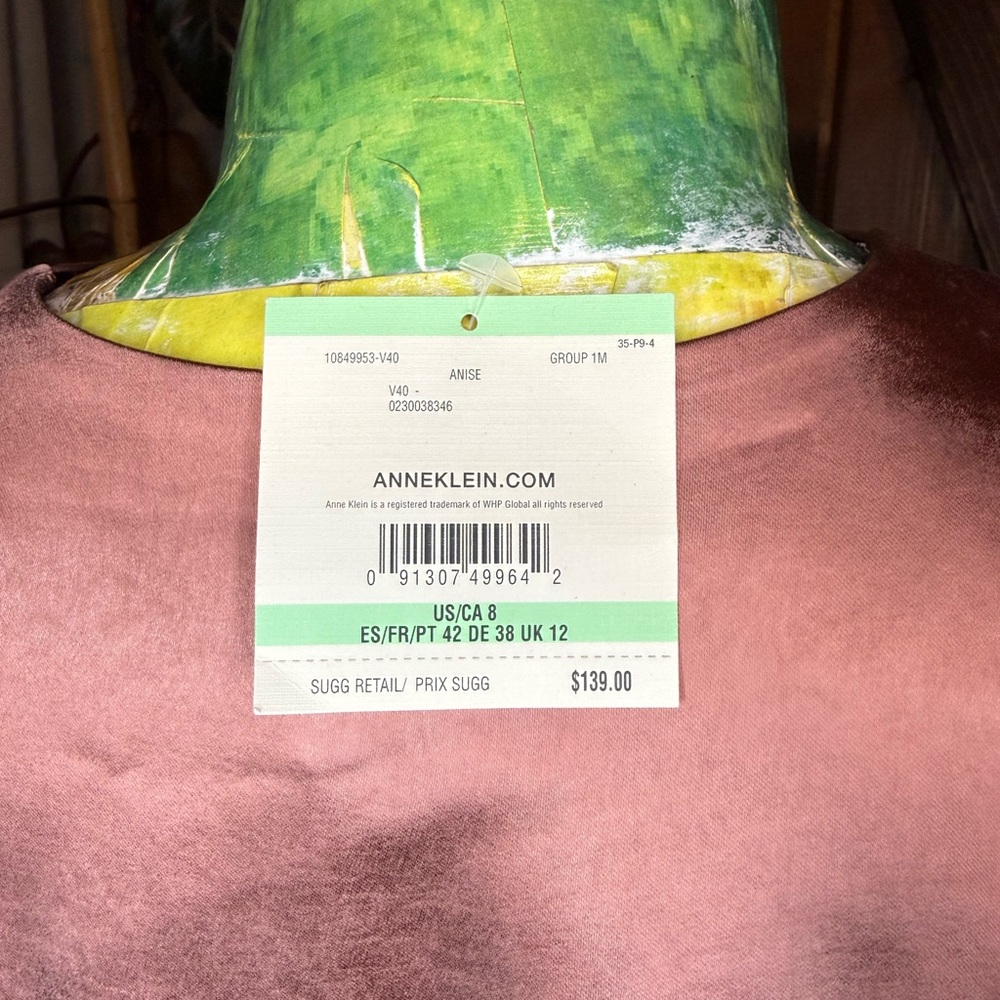 Anne Klein Satin Rose Midi Dress - Picture 6 of 7